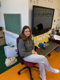 Juf Nova van Aken Stagiaire Scalda Groep 1 2
